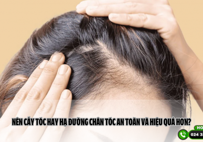 Nên cấy tóc hay hạ đường chân tóc an toàn và hiệu quả hơn?