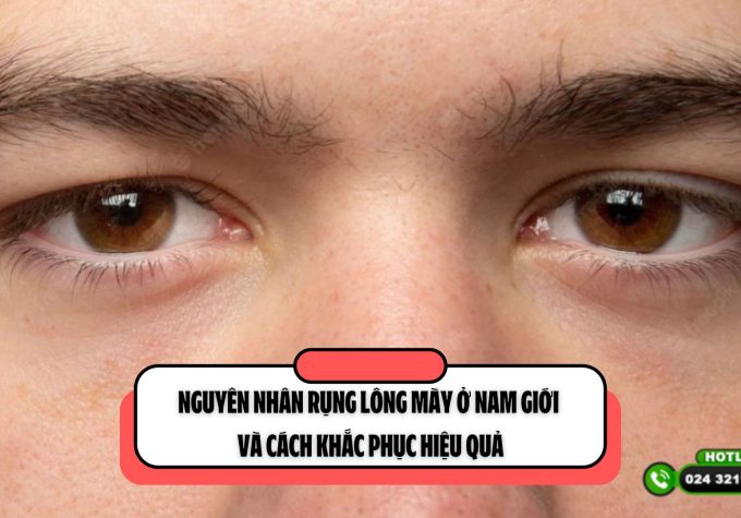 Nguyên nhân rụng lông mày ở nam giới và cách khắc phục hiệu quả