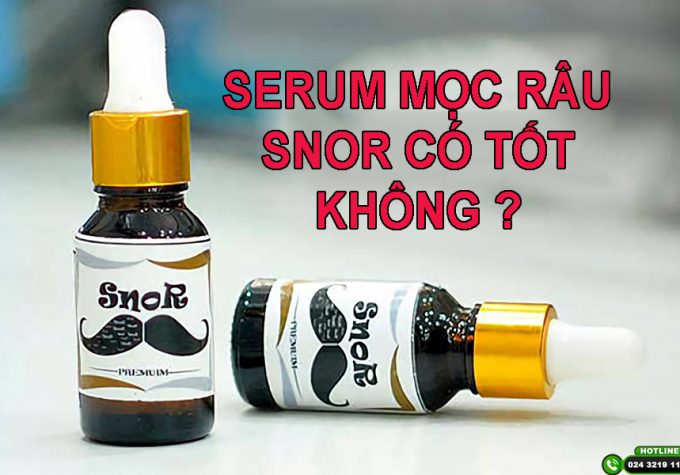 [Review] Serum mọc râu Snor có tốt không?