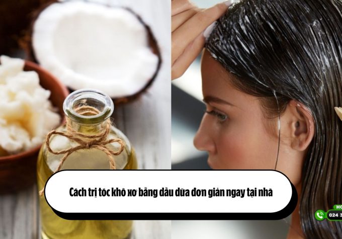 Cách trị tóc khô xơ bằng dầu dừa đơn giản ngay tại nhà