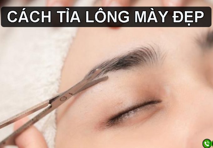 Cách tỉa lông mày đẹp tại nhà đơn giản và hiệu quả