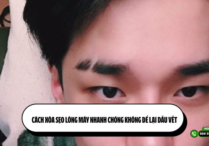 Cách xóa sẹo lông mày nhanh chóng không để lại dấu vết