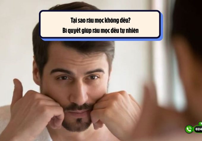 Tại sao râu mọc không đều? Bí quyết giúp râu mọc đều tự nhiên 