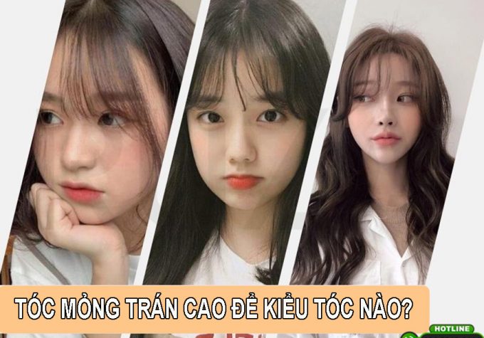 Tóc mỏng trán cao để kiểu tóc nào phù hợp?