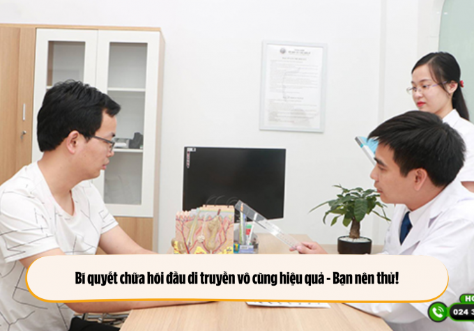 Bí quyết chữa hói đầu di truyền vô cùng hiệu quả – Bạn nên thử!