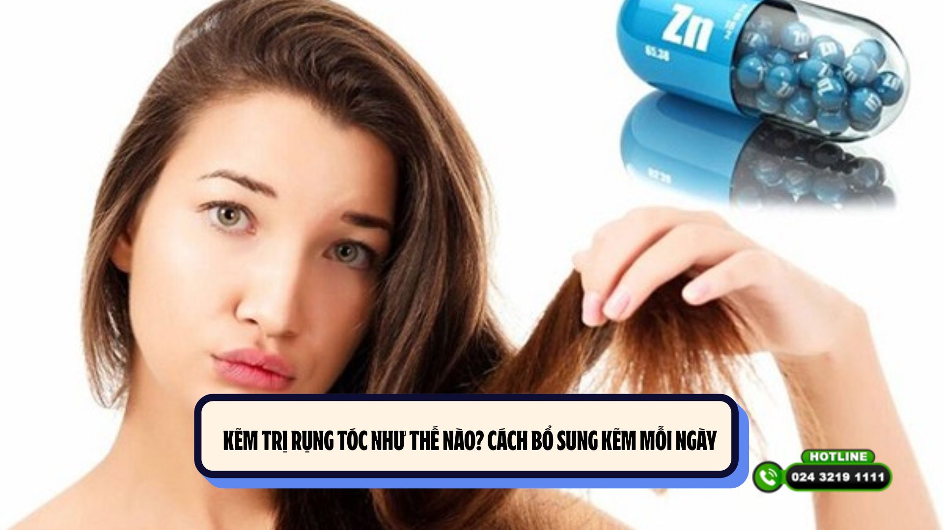 Kẽm trị rụng tóc như thế nào? Cách bổ sung kẽm mỗi ngày 