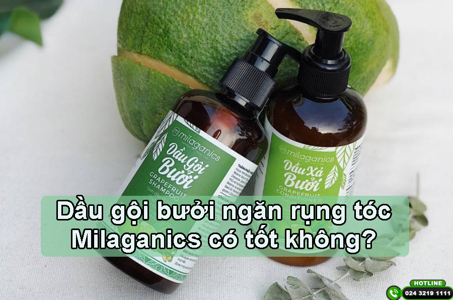 Dầu gội bưởi ngăn rụng tóc Milaganics có tốt không? Đánh giá ưu – nhược điểm