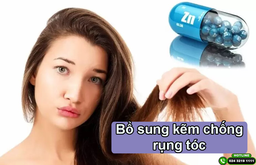 Bổ sung kẽm chống rụng tóc và những điều bạn cần biết