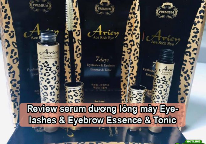 Review serum dưỡng lông mày Eyelashes & Eyebrow Essence & Tonic có đáng mua không?