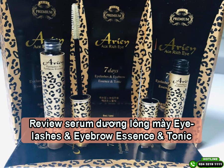 Review serum dưỡng lông mày Eyelashes & Eyebrow Essence & Tonic có đáng mua không?