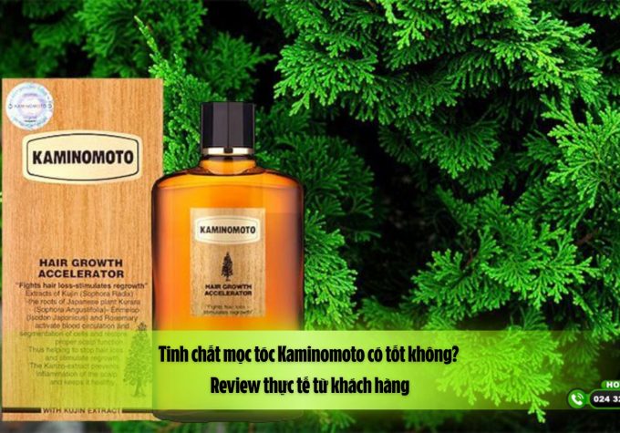 Tinh chất mọc tóc Kaminomoto có tốt không? Review thực tế từ khách hàng
