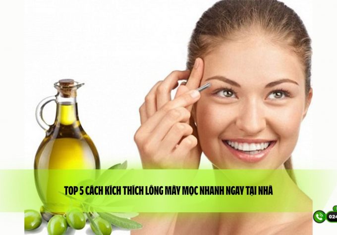Top 5 cách kích thích lông mày mọc nhanh ngay tại nhà