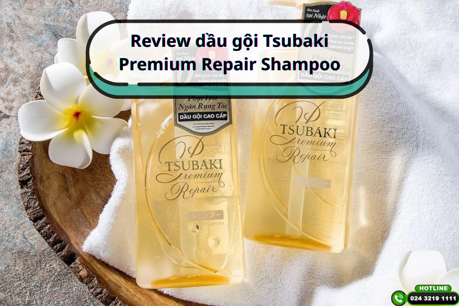 Review dầu gội Tsubaki Premium Repair Shampoo: Thành phần, công dụng, trải nghiệm thực tế