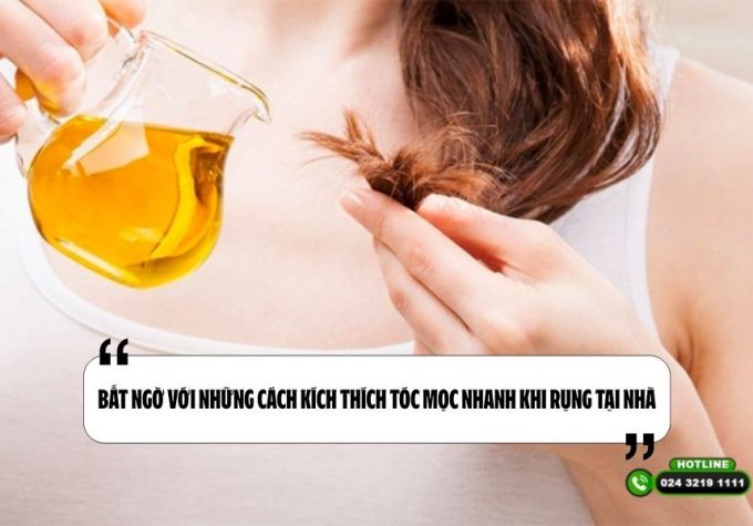 Bất ngờ với những cách kích thích tóc mọc nhanh khi rụng tại nhà