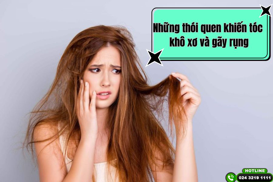 Những thói quen khiến tóc bị khô xơ gãy rụng mà bạn cần tránh xa