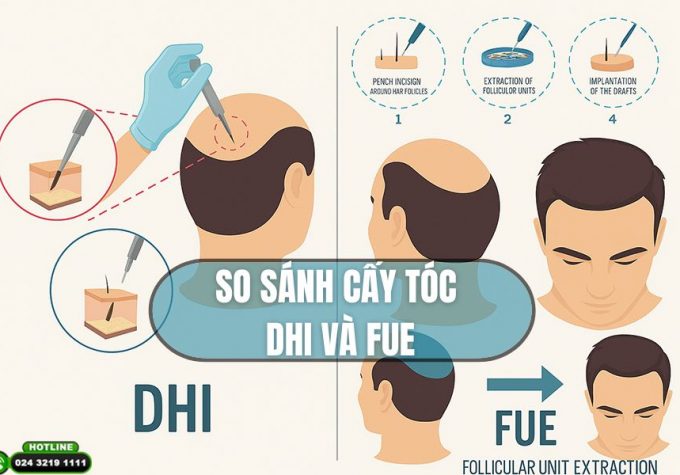 Hỏi đáp về cấy tóc: So sánh cấy tóc FUE và DHI để lựa chọn tối ưu