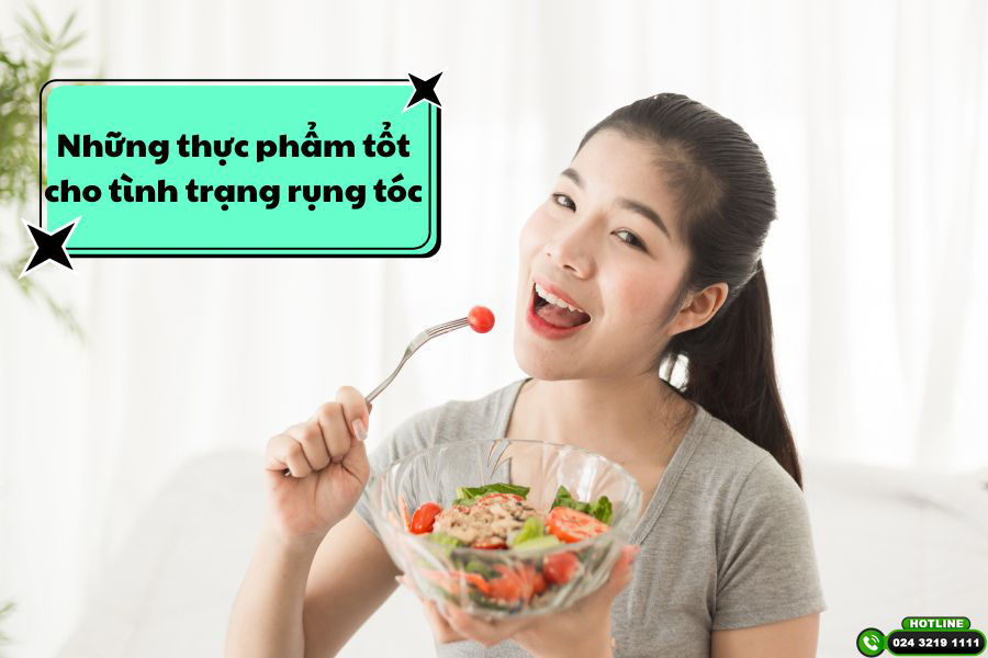 [Chuyên gia chia sẻ] Các thực phẩm tốt cho tình trạng rụng tóc