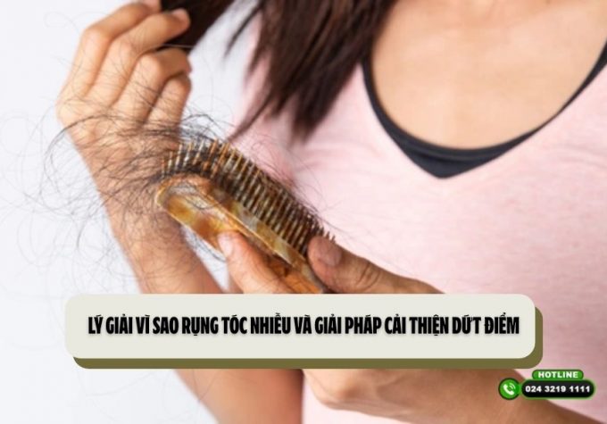 Lý giải vì sao rụng tóc nhiều và giải pháp cải thiện dứt điểm