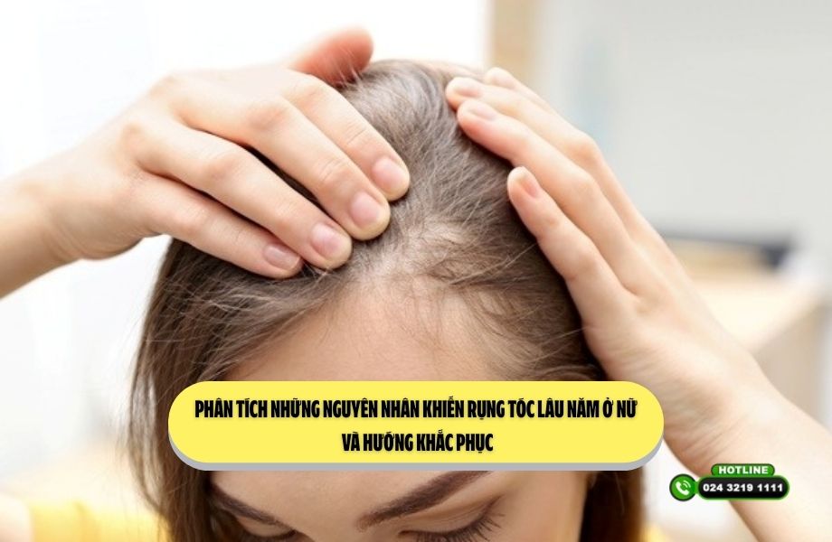 Phân tích những nguyên nhân khiến rụng tóc lâu năm ở nữ và hướng khắc phục