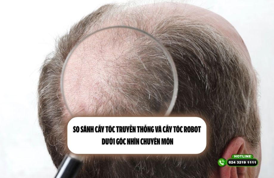 So sánh cấy tóc truyền thống và cấy tóc robot dưới góc nhìn chuyên môn