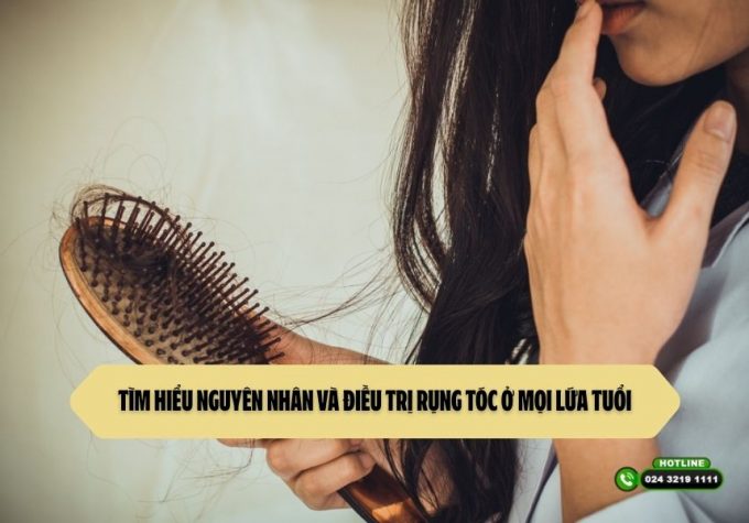 Tìm hiểu nguyên nhân và điều trị rụng tóc ở mọi lứa tuổi