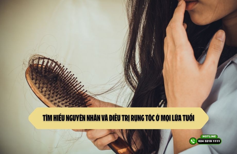 Tìm hiểu nguyên nhân và điều trị rụng tóc ở mọi lứa tuổi