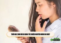 Tuổi học sinh mà bị rụng tóc nhiều nguyên nhân do đâu?