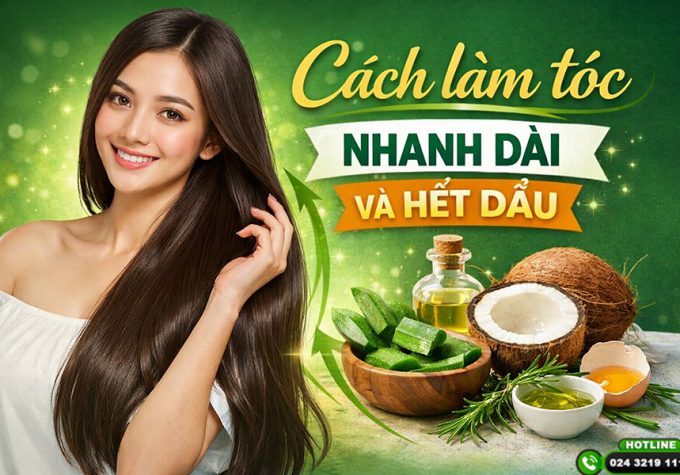 Cách làm tóc nhanh dài và hết dầu: Mách bạn top 5 cách cực kỳ hiệu quả