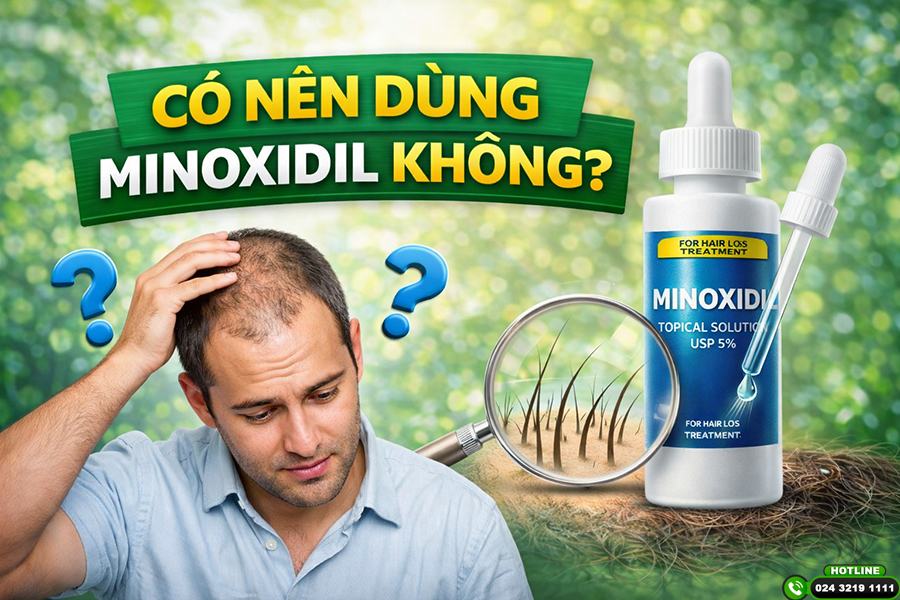 Có nên dùng Minoxidil không? Trường hợp cần thay thế nên chọn giải pháp nào?