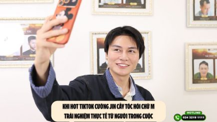 Khi hot TikTok Cường Jin cấy tóc hói chữ M: Trải nghiệm thực tế từ người trong cuộc