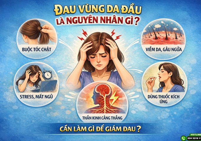 Giải đáp: Đau vùng da đầu là nguyên nhân gì?
