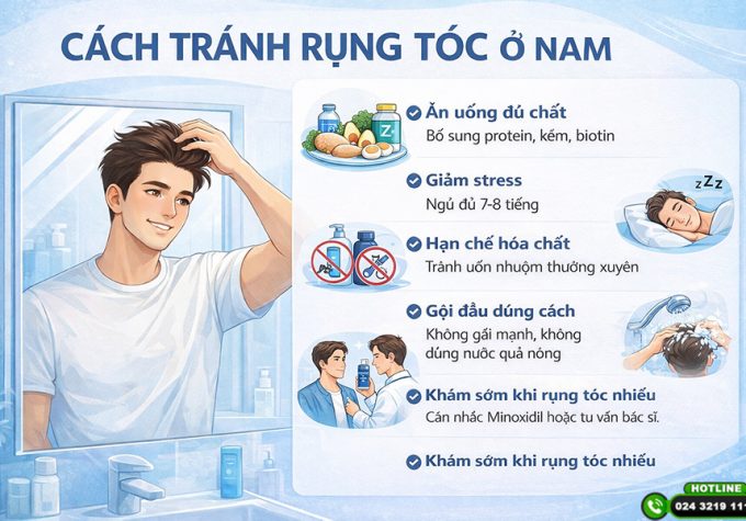 Cách tránh rụng tóc ở nam cực hiệu quả – Áp dụng ngay