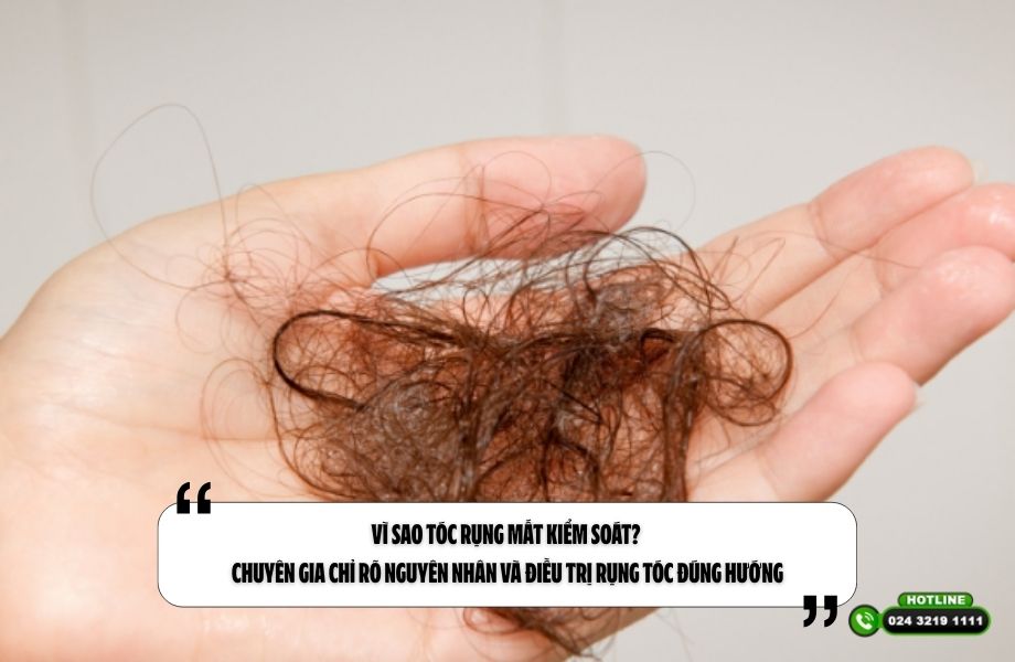 Vì sao tóc rụng mất kiểm soát? Chuyên gia chỉ rõ nguyên nhân và điều trị rụng tóc đúng hướng