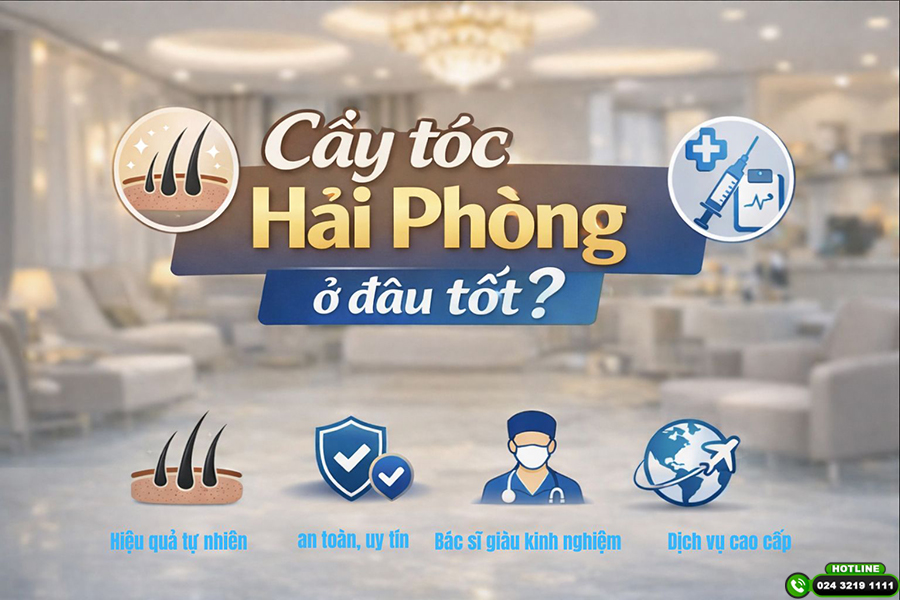 Cấy tóc Hải Phòng ở đâu tốt? Mách bạn địa chỉ phục hồi tóc uy tín, hiệu quả