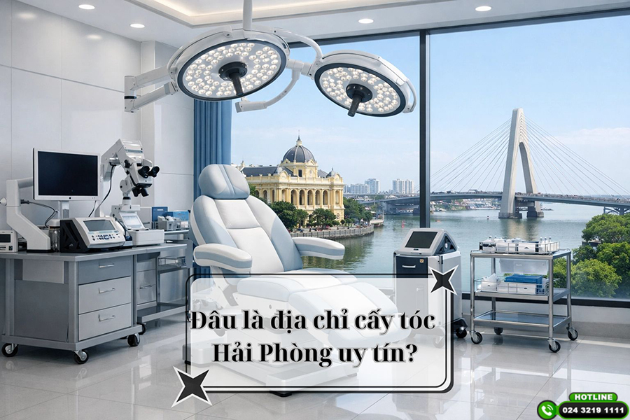 Giữa hàng loạt cơ sở thẩm mỹ đâu là địa chỉ cấy tóc Hải Phòng uy tín đáng lựa chọn?