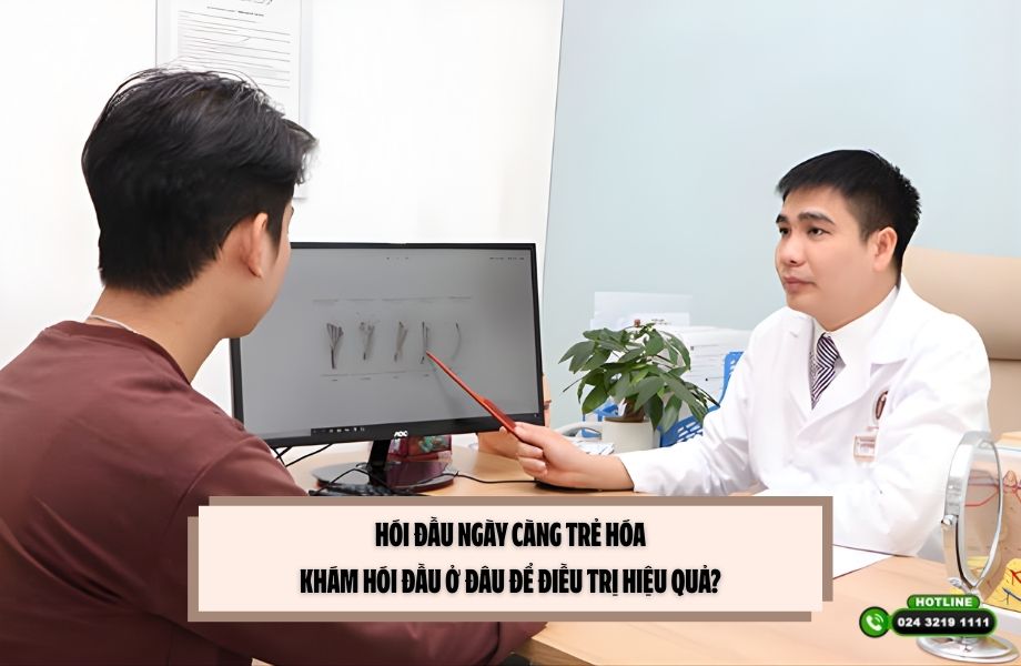 Hói đầu ngày càng trẻ hóa: Khám hói đầu ở đâu để điều trị hiệu quả?