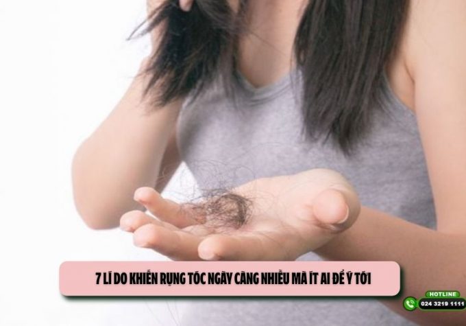 7 lí do khiến rụng tóc ngày càng nhiều mà ít ai để ý tới