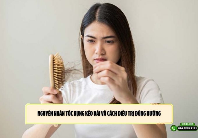 Nguyên nhân tóc rụng kéo dài và cách điều trị đúng hướng