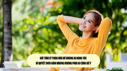 Giữ tâm lý thỏa mái để không bị rụng tóc - Bí quyết đơn giản nhưng không phải ai cũng để ý