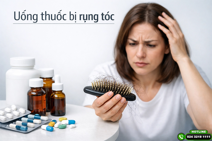 Uống thuốc bị rụng tóc: Cảnh báo tác dụng phụ nhiều người đang bỏ qua