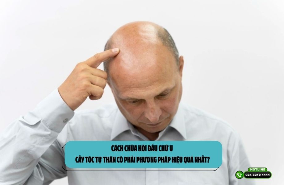 Cách chữa hói đầu chữ U: Cấy tóc tự thân có phải phương pháp hiệu quả nhất?