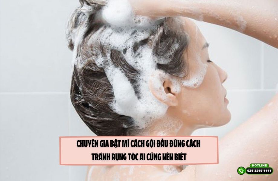 Chuyên gia bật mí cách gội đầu đúng cách tránh rụng tóc ai cũng nên biết
