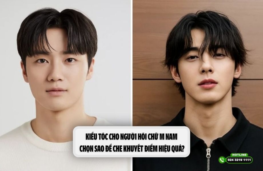 Kiểu tóc cho người hói chữ M nam: Chọn sao để che khuyết điểm hiệu quả?