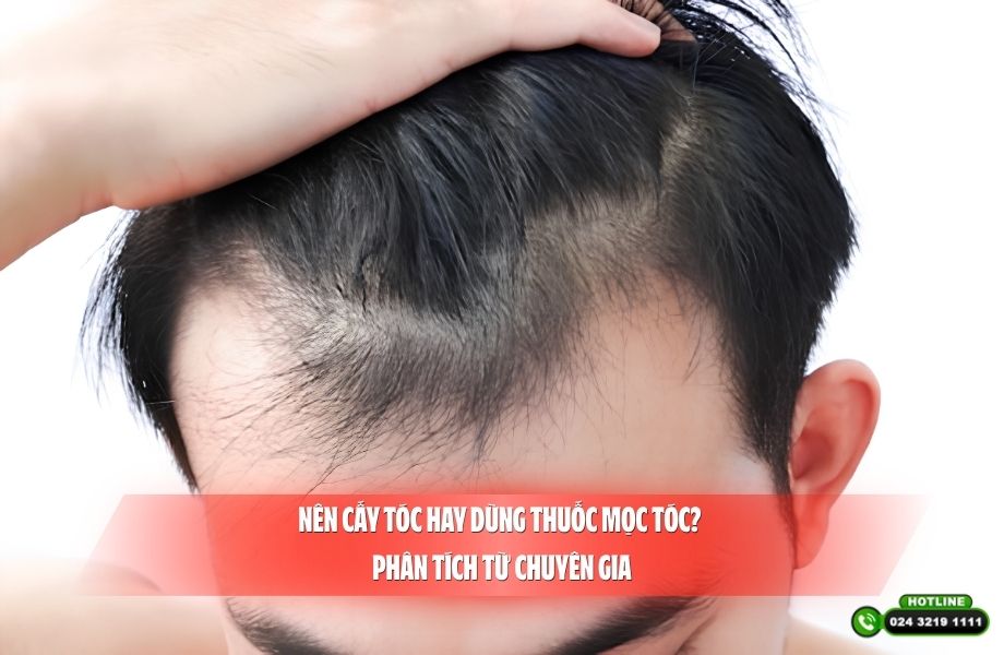Nên cấy tóc hay dùng thuốc mọc tóc? Phân tích từ chuyên gia