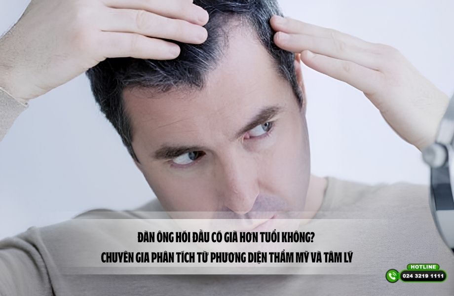 Đàn ông hói đầu có già hơn tuổi không? Chuyên gia phân tích từ phương diện thẩm mỹ và tâm lý