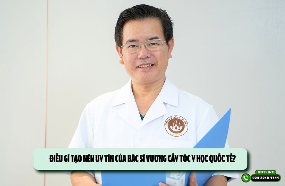 Điều gì tạo nên uy tín của Bác sĩ Vương Cấy tóc Y học Quốc tế?