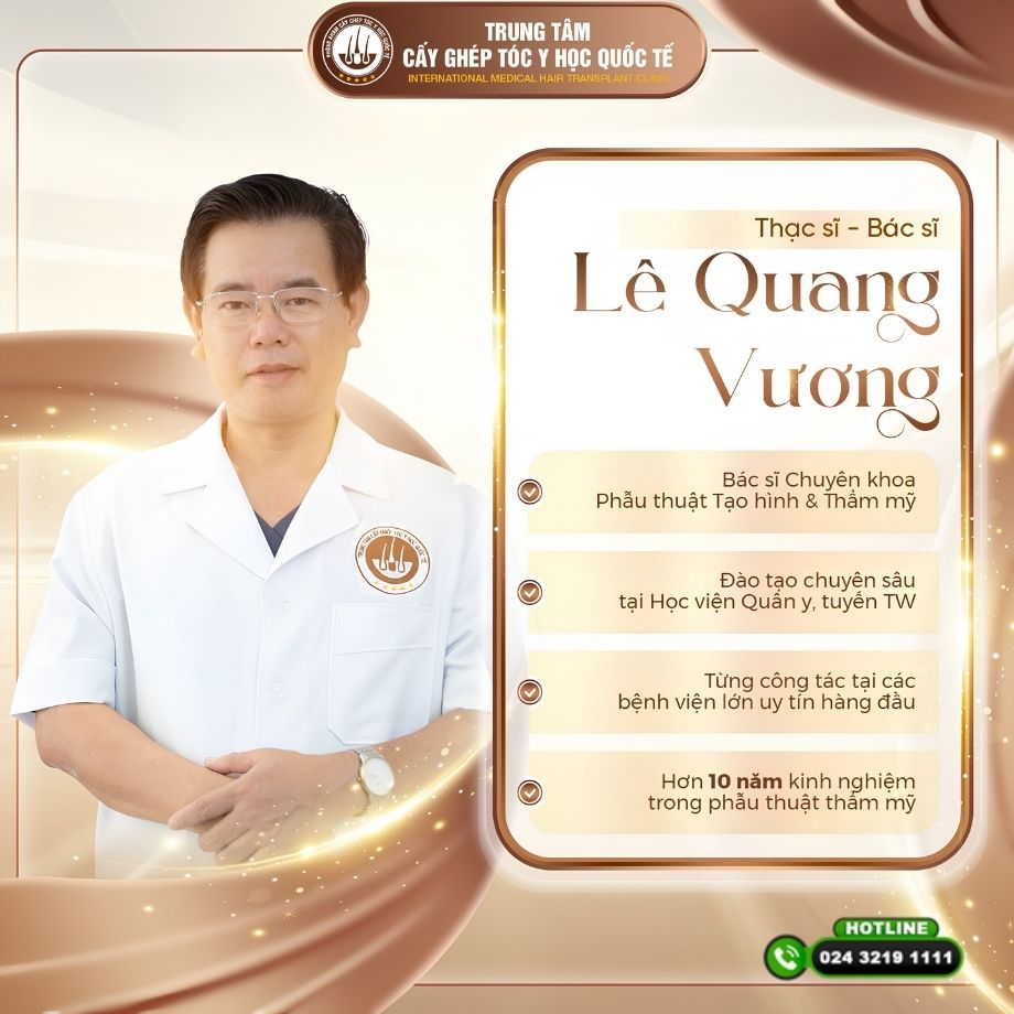 ThS BS Lê Quang Vương cấy tóc có tốt không? Đánh giá thực tế từ khách hàng