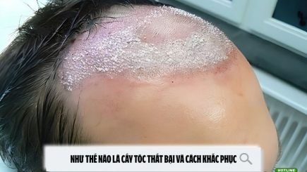 Như thế nào là cấy tóc thất bại và cách khắc phục