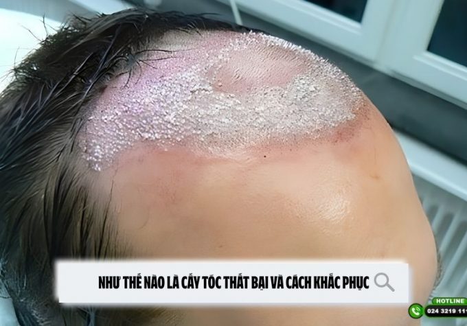 Như thế nào là cấy tóc thất bại và cách khắc phục