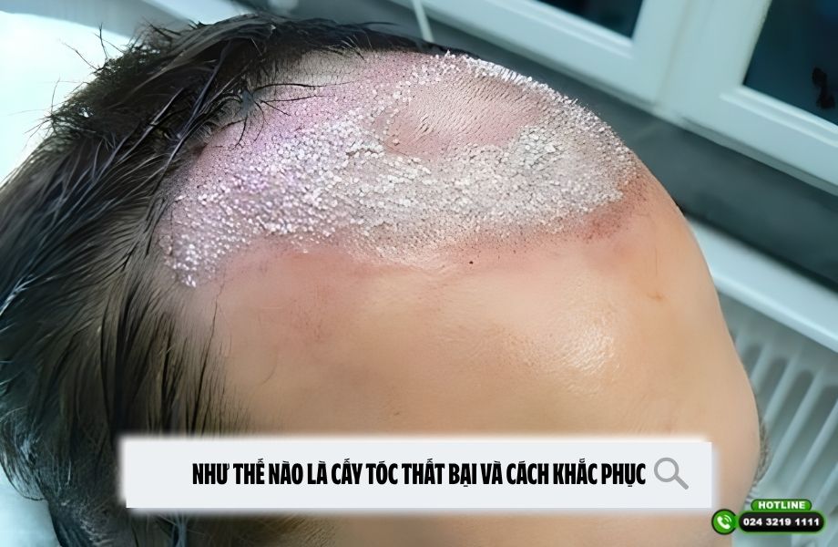 Như thế nào là cấy tóc thất bại và cách khắc phục